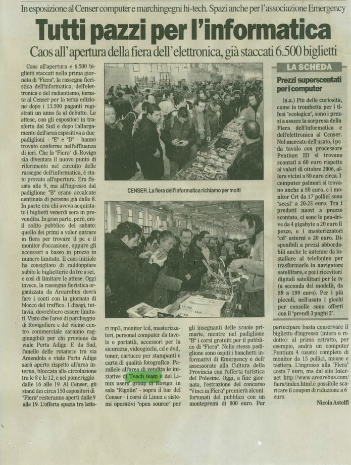 seconda fiera informatica rovigo